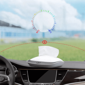 Car Visor Tissue Box - Easy Access, Durable PU Leather, Easy Installation Price in Pakistan | LAPTAB