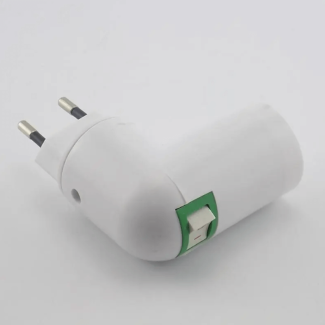 2 Pcs E27 to E12 Plug Adapter Lamp Base, White, Easy to Install Price in Pakistan | LAPTAB