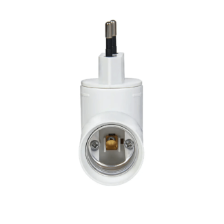 2 Pcs E27 to E12 Plug Adapter Lamp Base, White, Easy to Install Price in Pakistan | LAPTAB