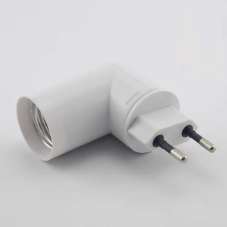 2 Pcs E27 to E12 Plug Adapter Lamp Base, White, Easy to Install Price in Pakistan | LAPTAB