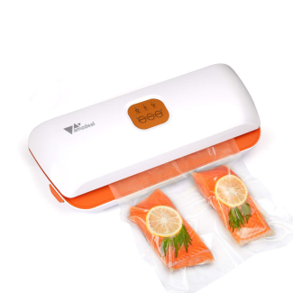 Portable Automatic Vacuum Sealer for Food with 10 Bags - Keep Food Fresh