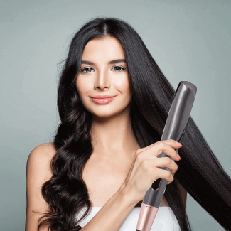 2 In 1 Twisted Hair Straightener and Curler Iron with Fast Heating Technology Price in Pakistan | LAPTAB