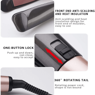 2 In 1 Twisted Hair Straightener and Curler Iron with Fast Heating Technology Price in Pakistan | LAPTAB
