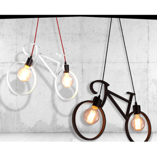 Bicycle Shaped Bulb Holder - Modern Metal Pendant Light for Home & Bar Price in Pakistan | LAPTAB