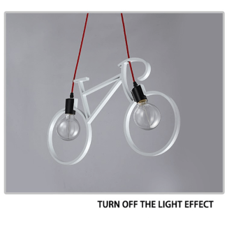 Bicycle Shaped Bulb Holder - Modern Metal Pendant Light for Home & Bar Price in Pakistan | LAPTAB