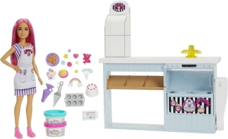Barbie Bakery and Coffee Shop Playset with Doll and 20+ Accessories Price in Pakistan | LAPTAB