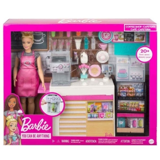 Barbie Bakery and Coffee Shop Playset with Doll and 20+ Accessories Price in Pakistan | LAPTAB