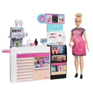 Barbie Bakery and Coffee Shop Playset with Doll and 20+ Accessories Price in Pakistan | LAPTAB