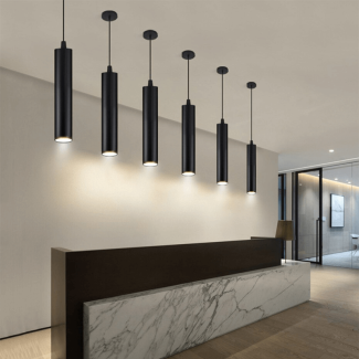 Long Tube Dimmable LED Pendant Light 40cm for Modern Home Decor Price in Pakistan | LAPTAB