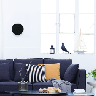 Up and Down Round Wall Light, Black Aluminum, 6W, 110/220V Price in Pakistan | LAPTAB