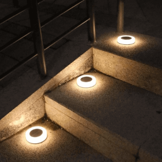 Solar Underground Round Light, 5M, IP65, LED, Modern Design, 2-Year Warranty Price in Pakistan | LAPTAB