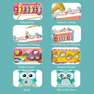 8 In 1 Educational Activity Box with Xylophone and Hammer for Kids Price in Pakistan | LAPTAB