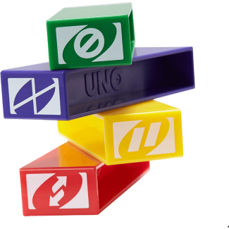 UNO Stacko Game with 45 Color Stacking Blocks for Ages 7 and Up Price in Pakistan | LAPTAB