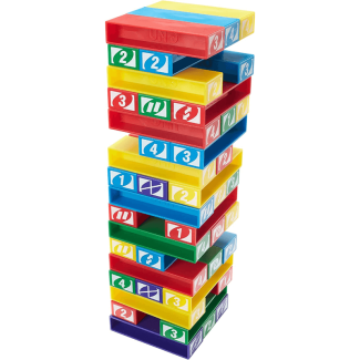 UNO Stacko Game with 45 Color Stacking Blocks for Ages 7 and Up Price in Pakistan | LAPTAB