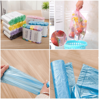 1 pc Garbage Shopper Roll, 45x50 cm, Durable PE, Multiple Colors Price in Pakistan | LAPTAB