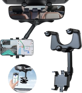 Universal 360 Car Rearview Mirror Phone Holder for Safe Driving Price in Pakistan | LAPTAB