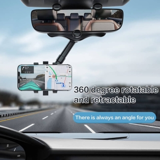 Universal 360 Car Rearview Mirror Phone Holder for Safe Driving Price in Pakistan | LAPTAB