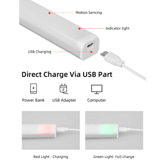Motion Sensor Chargeable LED Light - 12cm, 4 Adjustable Modes Price in Pakistan | LAPTAB