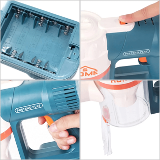 3 In 1 Cord Free Vacuum Cleaner Play Kit for Kids with Storage Rack Price in Pakistan | LAPTAB