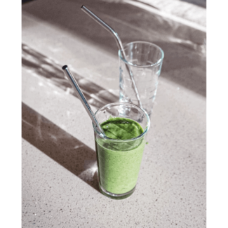Reusable Stainless Steel Straws Set of 5 with Cleaning Brush Price in Pakistan | LAPTAB