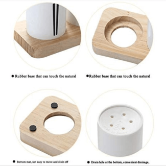 Stylish Self Draining Tableware Holder with Oak Base and Anti-Slip Design Price in Pakistan | LAPTAB