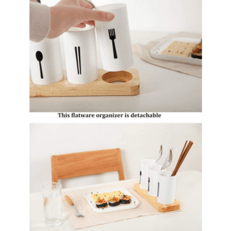 Stylish Self Draining Tableware Holder with Oak Base and Anti-Slip Design Price in Pakistan | LAPTAB