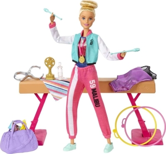 Barbie Gymnastics Playset for Kids - Multicolor, 7 x 38.1 x 29 cm Price in Pakistan | LAPTAB