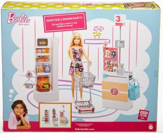 BRB Barbie Supermarket Playset with 25+ Pieces and Barbie Doll Price in Pakistan | LAPTAB