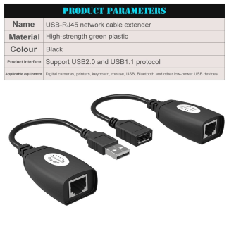USB Over RJ45 Extender Set - Extend USB Connection Up to 150 Meters Price in Pakistan | LAPTAB