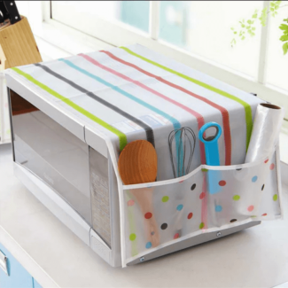 Microwave Oven Cover with Pockets 