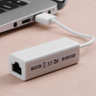 USB 2.0 to RJ45 Network LAN Adapter for Desktop and Laptop Computers