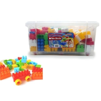 DEDE TOYS BRIO BLOCK IN A CASE - 72 PCS Plastic Building Blocks for Kids Price in Pakistan | LAPTAB