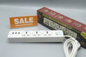 Speed X-303 Power Strip with 3 Switch Sockets and 3 USB Ports Price in Pakistan | LAPTAB