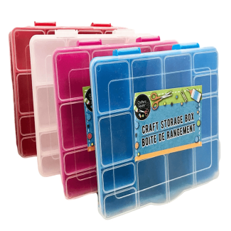 Transparent Craft Storage Box with Adjustable Compartments and Airtight Lock Price in Pakistan | LAPTAB