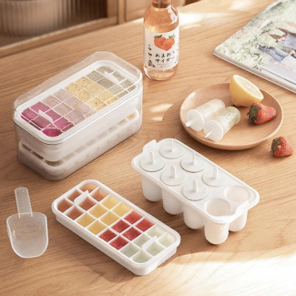 BPA-Free Silicone Ice Cube Tray with Storage Box and Scoop Bundle Price in Pakistan | LAPTAB