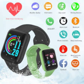 D20 Fitness Monitor Bracelet - Light Green, Heart Rate & Activity Tracker Price in Pakistan | LAPTAB