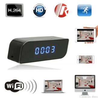 Hidden Camera T3 WiFi Table Clock with HD 1080P Video and Audio Price in Pakistan | LAPTAB