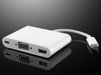 USB Type-C to VGA, OTG C & USB 3.0 Multi-Adapter for Enhanced Connectivity Price in Pakistan | LAPTAB