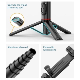 3-in-1 Selfie Stick with Fill Light and Tripod, Expandable with Remote Price in Pakistan | LAPTAB