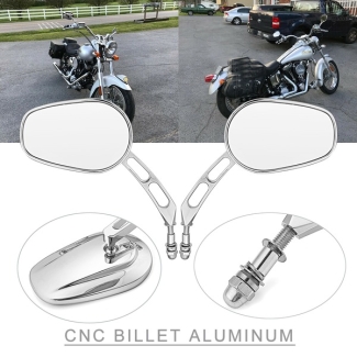HARLEY Davidson Sportster Dyna Fatboy Roadking 8mm Thread Metal Mirrors Price in Pakistan | LAPTAB