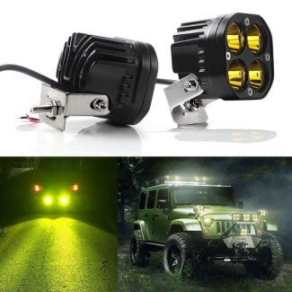 4-LED High Powered Aux Light Pair for Vehicles and Outdoor Use Price in Pakistan | LAPTAB