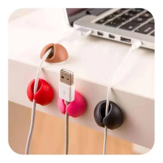 6 Pack Silicone Cable Clip Organizer for Earphones and Charging Cables Price in Pakistan | LAPTAB