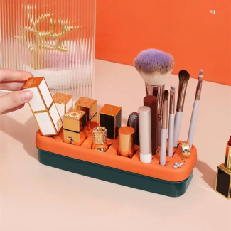 Silicone Creative Cosmetic Display Organizer with 18 Grids for Makeup Tools Price in Pakistan | LAPTAB
