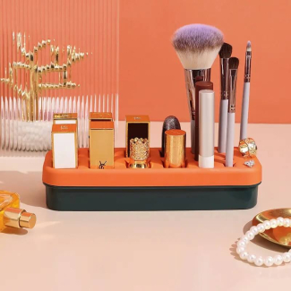 Silicone Creative Cosmetic Display Organizer with 18 Grids for Makeup Tools Price in Pakistan | LAPTAB