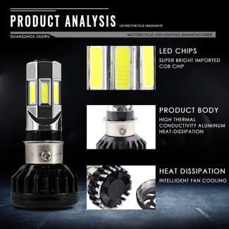 RTD Universal Type Motorcycle SMD-LED Headlight M02E - 35W Ultra Bright Lamp Price in Pakistan | LAPTAB
