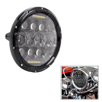 Universal 7 Inch 75W 13 LED Round Projector Headlight for Long-Distance Visibility Price in Pakistan | LAPTAB