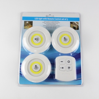 3pcs Wireless LED Night Light with Remote Control and Adjustable Brightness Price in Pakistan | LAPTAB