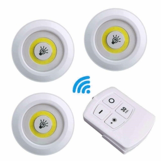 3pcs Wireless LED Night Light with Remote Control and Adjustable Brightness Price in Pakistan | LAPTAB