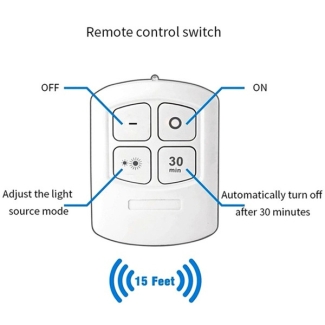3pcs Wireless LED Night Light with Remote Control and Adjustable Brightness Price in Pakistan | LAPTAB
