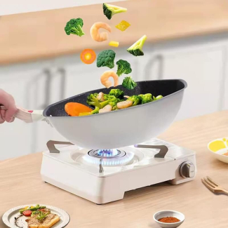 Non Stick Korean Octagonal Skillet with Lid & Wood Handle for Versatile Cooking Price in Pakistan | LAPTAB
